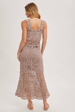Load image into Gallery viewer, Bring the Spring Crochet Skirt with Lining