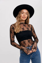 Load image into Gallery viewer, South Side of Heaven Lace Layering Top