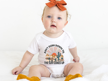 Load image into Gallery viewer, Ain't Goin Down Till the Sun Comes Up Baby Bodysuit