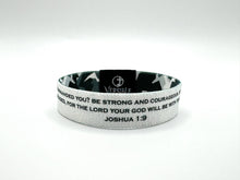 Load image into Gallery viewer, Stone Camo / Joshua 1:9 Wristband