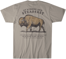 Load image into Gallery viewer, Be Strong and Steadfast Buffalo Christian Graphic Tee