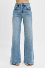 Load image into Gallery viewer, Dodgin’ Mullets High Rise Wide Front Yoke Detailed Jeans by Risen