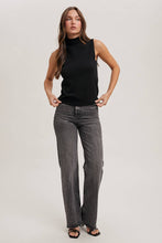 Load image into Gallery viewer, Tangled Heart Strings - Sleeveless Mock Neck Sweater