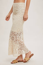Load image into Gallery viewer, Bring the Spring Crochet Skirt with Lining