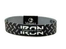 Load image into Gallery viewer, Iron Sharpens Iron / Proverbs 27:17 Wristband