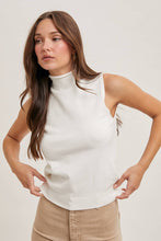 Load image into Gallery viewer, Tangled Heart Strings - Sleeveless Mock Neck Sweater