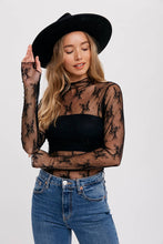 Load image into Gallery viewer, South Side of Heaven Lace Layering Top