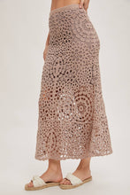 Load image into Gallery viewer, Bring the Spring Crochet Skirt with Lining