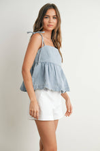 Load image into Gallery viewer, Stop and Stare - Denim Top