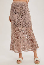 Load image into Gallery viewer, Bring the Spring Crochet Skirt with Lining