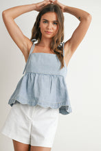 Load image into Gallery viewer, Stop and Stare - Denim Top