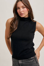 Load image into Gallery viewer, Tangled Heart Strings - Sleeveless Mock Neck Sweater