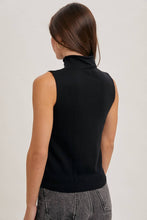 Load image into Gallery viewer, Tangled Heart Strings - Sleeveless Mock Neck Sweater