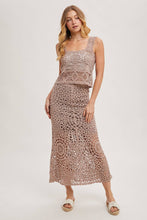 Load image into Gallery viewer, Bring the Spring Crochet Skirt with Lining