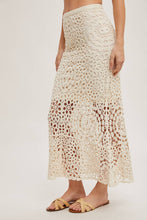 Load image into Gallery viewer, Bring the Spring Crochet Skirt with Lining