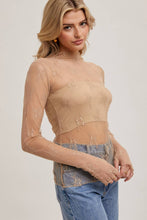 Load image into Gallery viewer, South Side of Heaven Lace Layering Top
