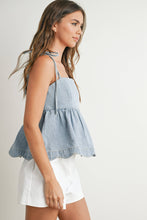 Load image into Gallery viewer, Stop and Stare - Denim Top