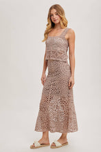 Load image into Gallery viewer, Bring the Spring Crochet Skirt with Lining