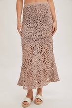 Load image into Gallery viewer, Bring the Spring Crochet Skirt with Lining