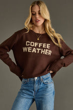 Load image into Gallery viewer, Coffee Weather Sweater