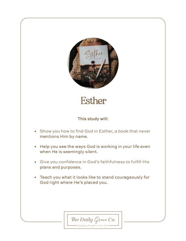 Esther | Seeing God When He Is Silent
