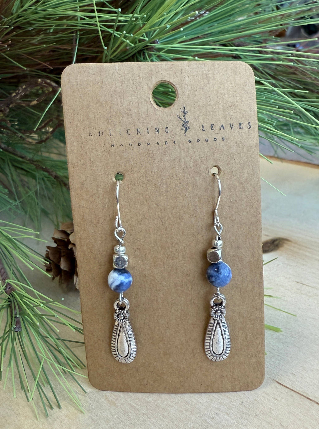 Morgan-Sodalite Boho Earrings