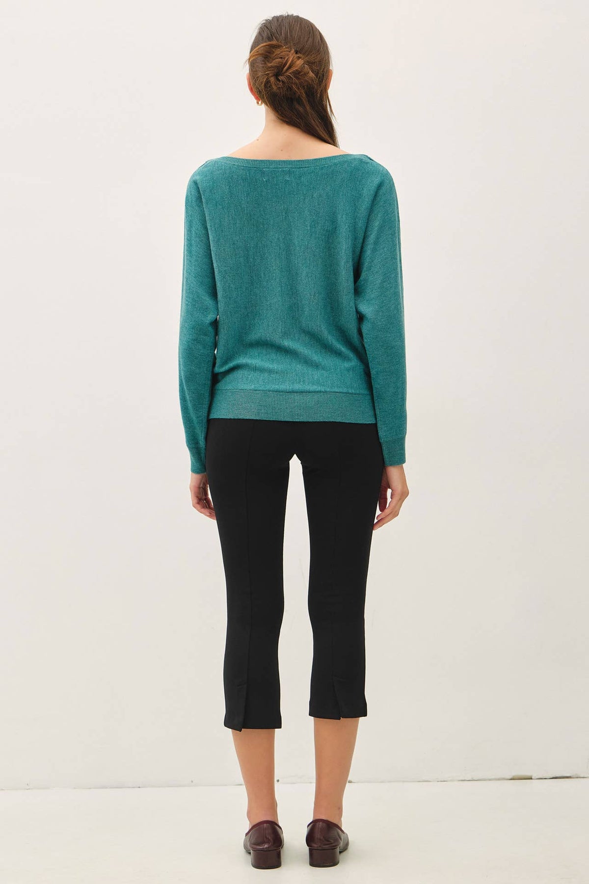 Grace- Boat Neck Fine Sweater
