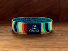 Load image into Gallery viewer, Vibrations / Matthew 22:37 Wristband
