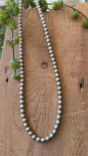 Load image into Gallery viewer, Crazy Girl Silver Pearl Long Necklace
