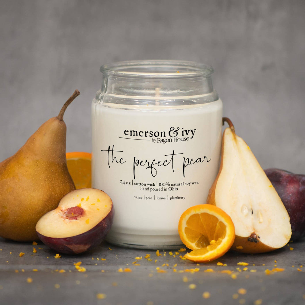 24oz THE PERFECT PEAR SOY CANDLE