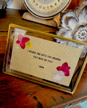 Load image into Gallery viewer, Gathered Thoughts Horizontal Standing Frame
