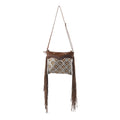 Fringe Benefits Crossbody Upcycled Canvas Bag