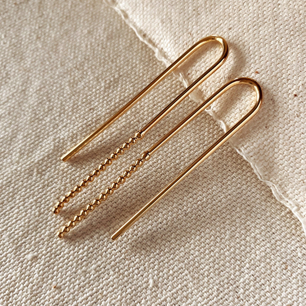 Shaped Drop Earrings