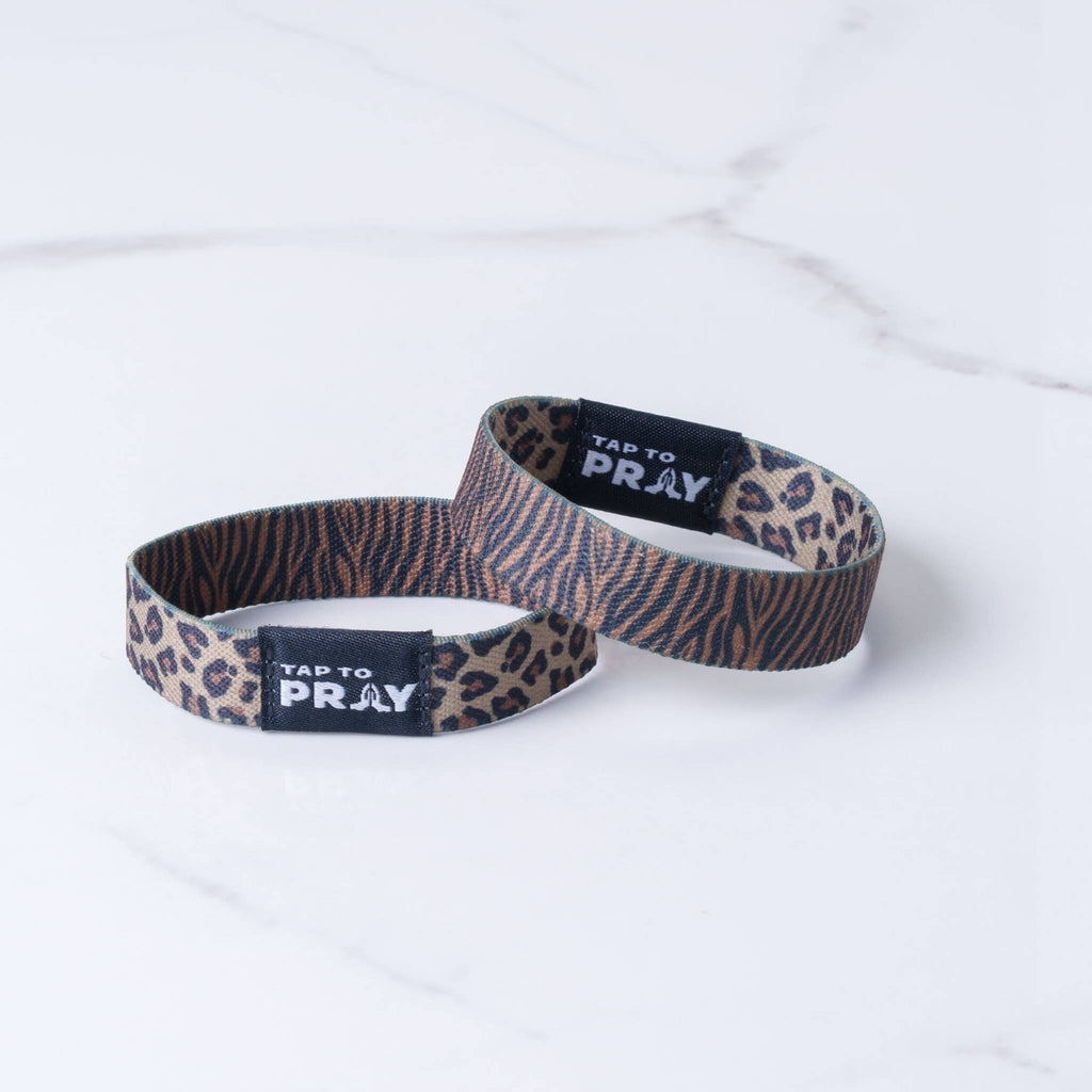 Tap To Pray™ Wristbands - Safari Leopard