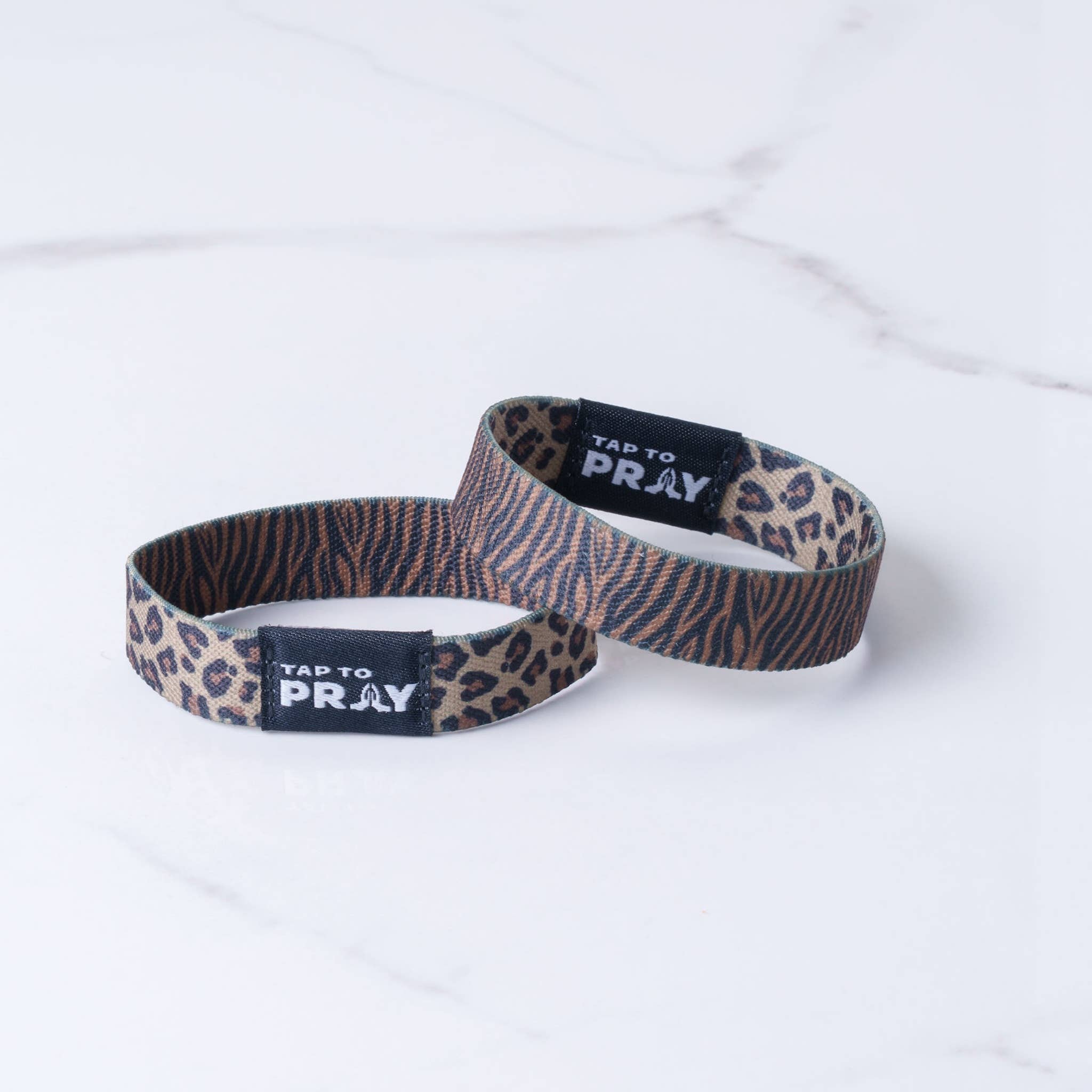 Tap To Pray™ Wristbands - Safari Leopard