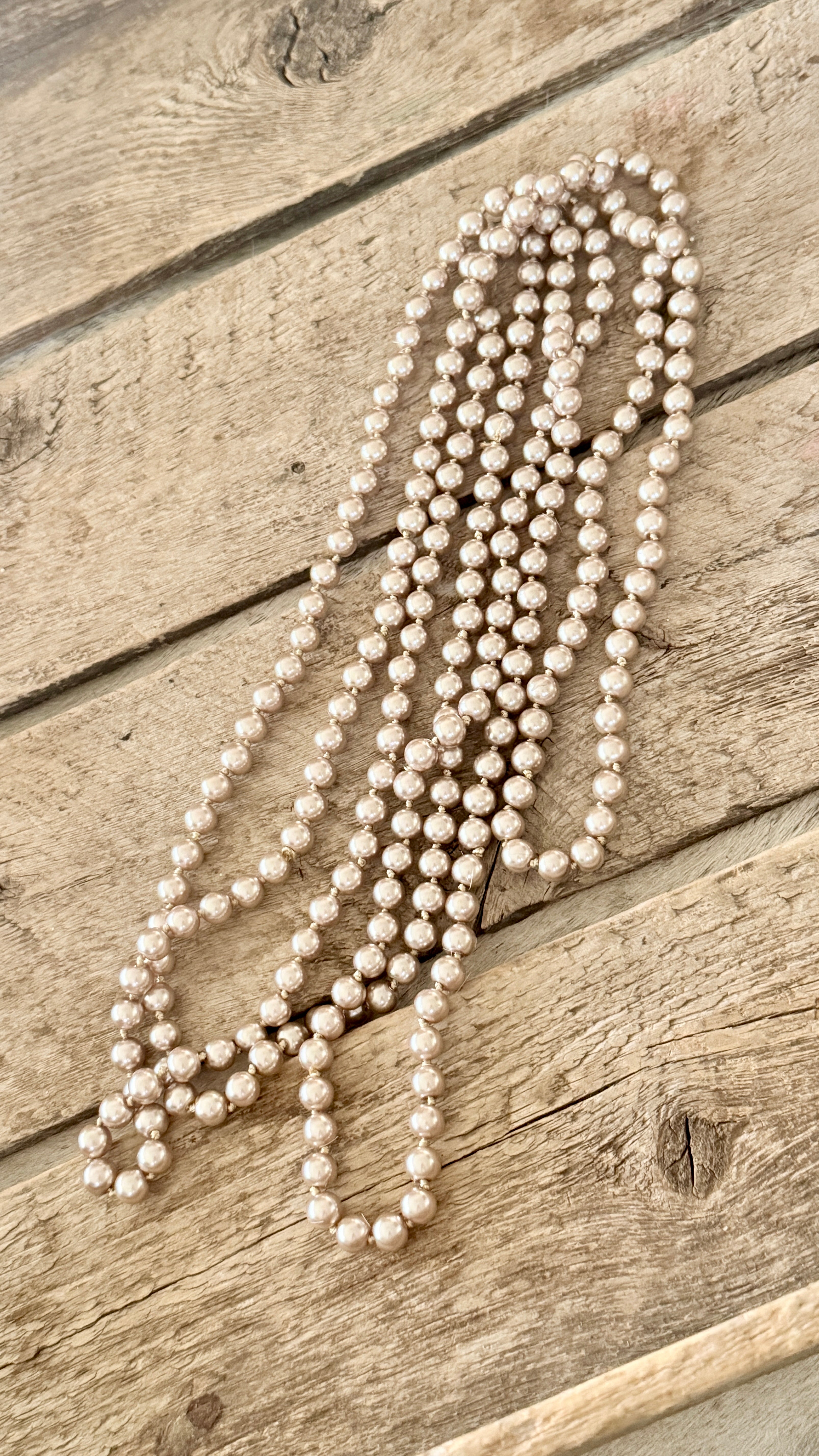 God Made Girls- Small Pearl Necklace