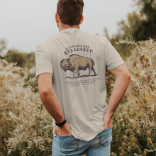 Load image into Gallery viewer, Be Strong and Steadfast Buffalo Christian Graphic Tee
