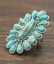 Load image into Gallery viewer, This Side of Forever Navajo Turquoise Adjustable Ring
