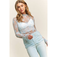 Load image into Gallery viewer, South Side of Heaven Lace Layering Top
