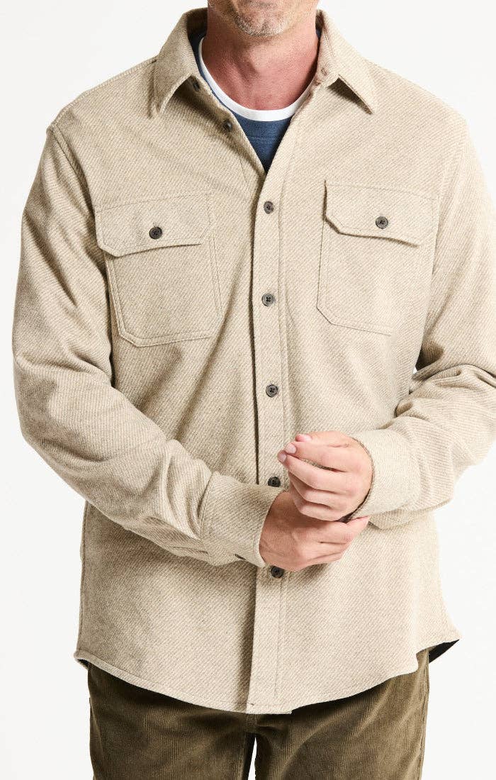 Good Feel-Stretch Twill Utility Overshirt