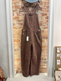 VINTAGE LEOPARD- Barrel Leg Overalls
