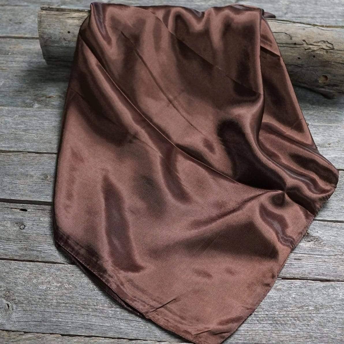 Solid Brown Wild Rag / Scarf