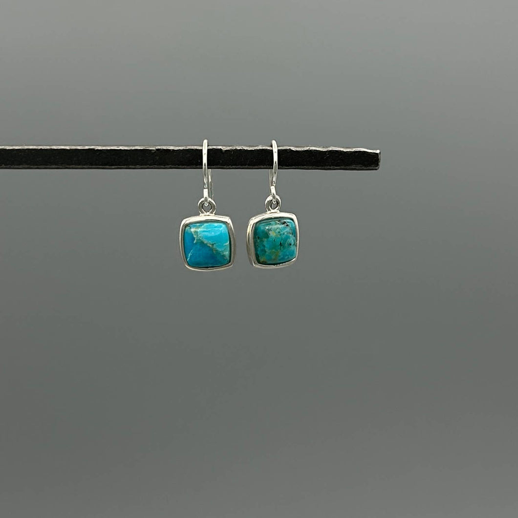 Square Turquoise Earrings