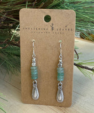 Load image into Gallery viewer, Aventurine Drop Earrings
