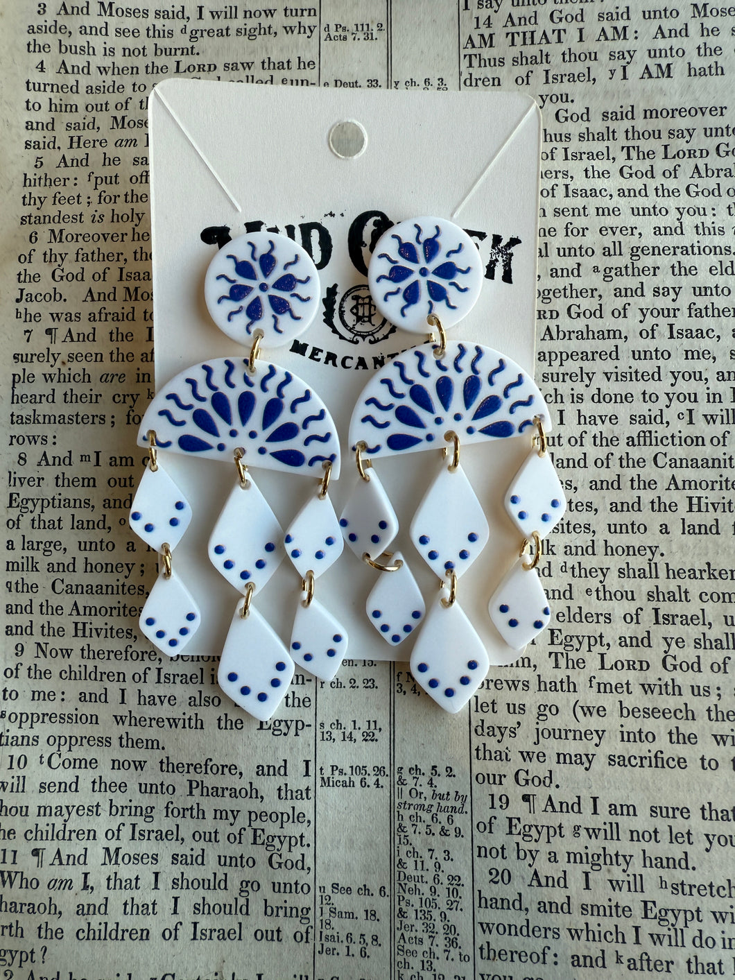 Santorini Secrets - Dangle Earrings