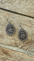 Scalloped Teardrop Earrings