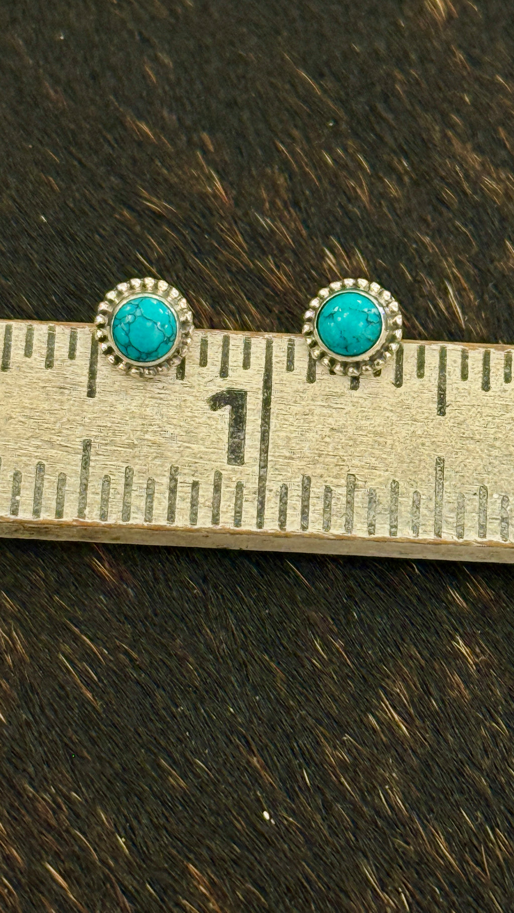 Nothing to Lose Turquoise and Sterling Silver Studs