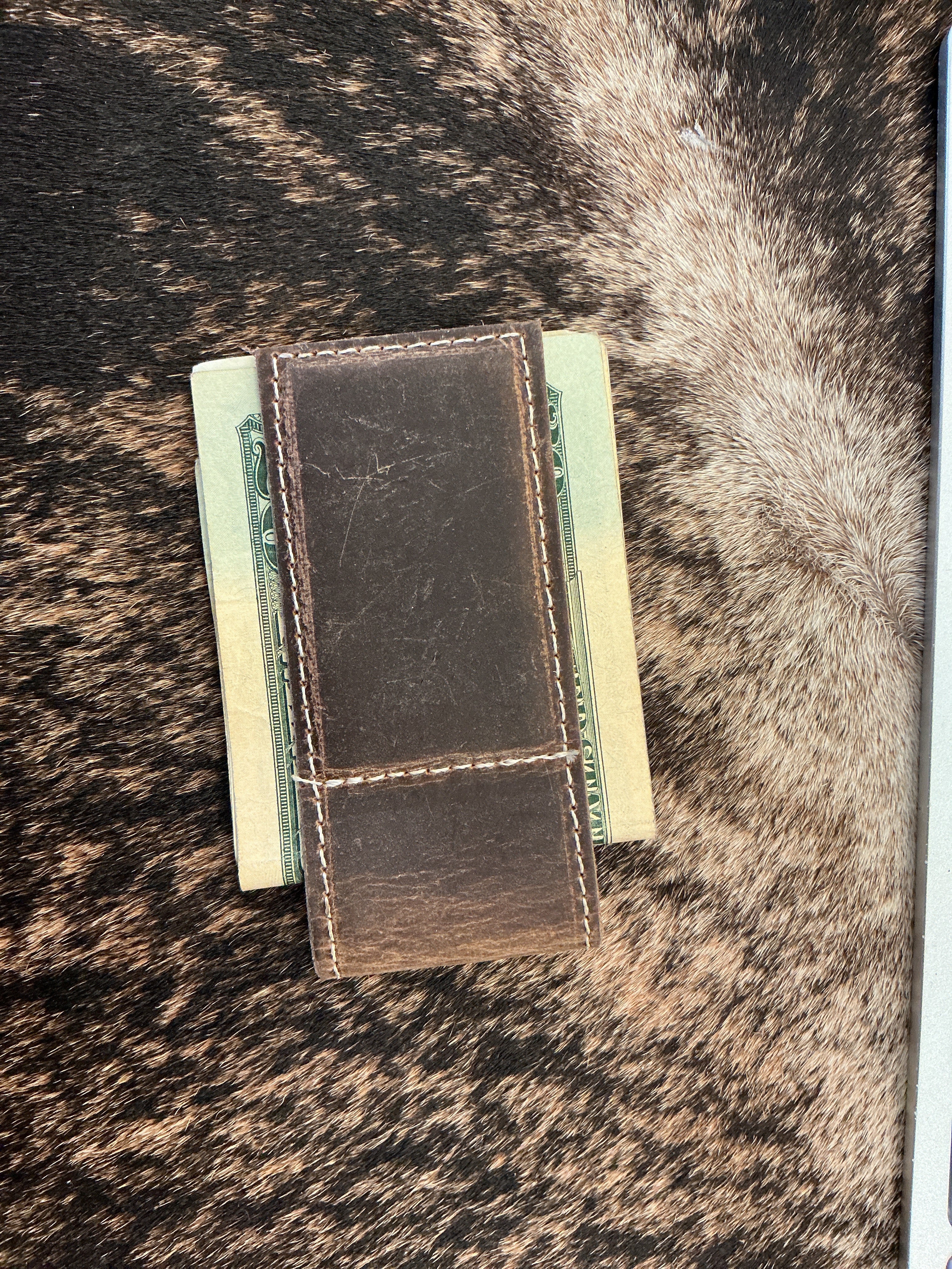 Leather Money Clip