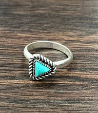 Load image into Gallery viewer, Dreams and Gasoline Turquoise Adjustable Ring
