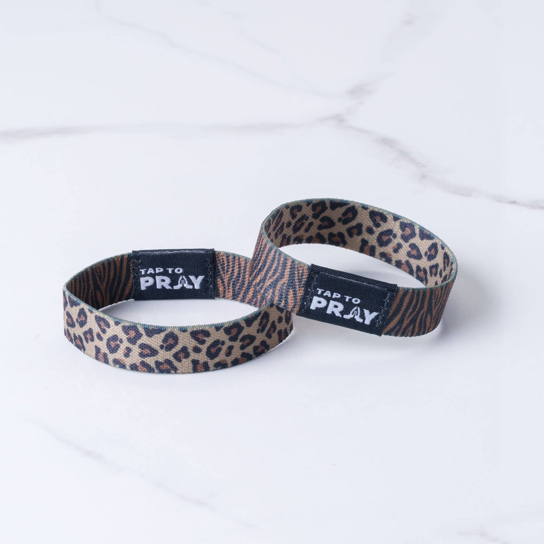 Tap To Pray™ Wristbands - Safari Leopard